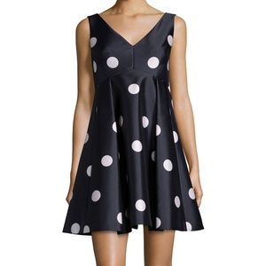Kate Spade Navy Polka Dot Dress Size 2 NEW